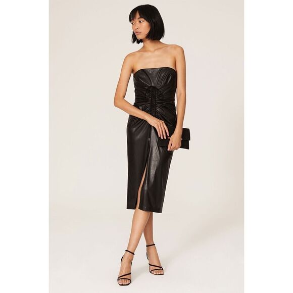 Rachel Comey Spina Faux Leather Dress $495 original retail - Picture 1 of 8